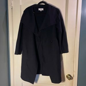 Reiss Navy Wool Coat